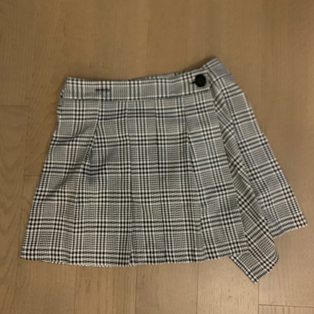Checker mini skirt
